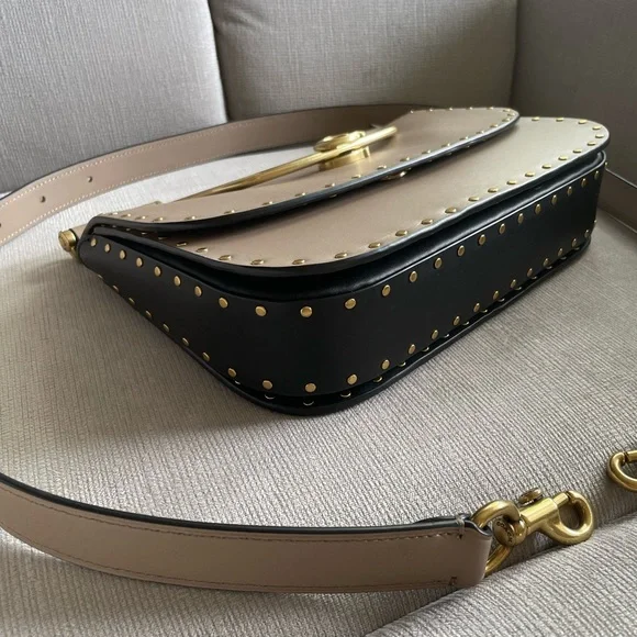 Coach Ellie Crossbody with Rivets 76912 Glovetanned leather - Picture 6 of 16